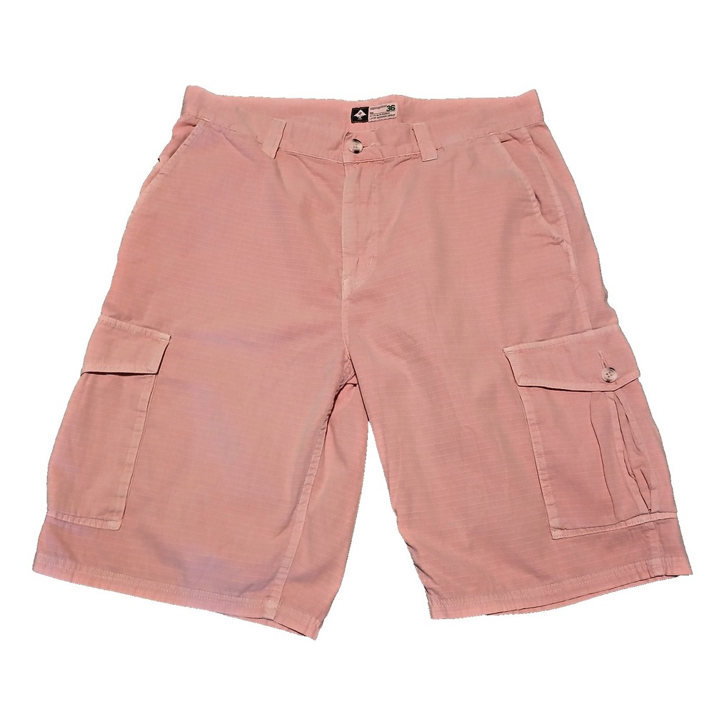Men's LRG‎ Lifted Research Group Pink Classic Fit Cargo Shorts Size 36
